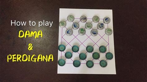 HOW TO PLAY DAMA & PERDIGANA .